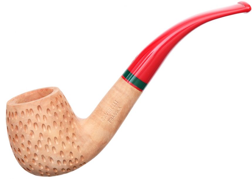 Pipa Fragola 9mm (nelacuita, mustiuc rosu) Savinelli 9mm