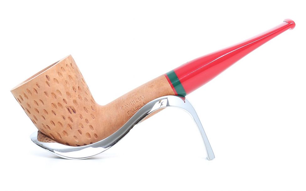 Pipa Fragola 9mm (nelacuita, mustiuc rosu) Savinelli 9mm