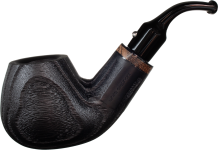 White Elephant Cameroon Pipe / ash wood and Grafit chamber (9mm)